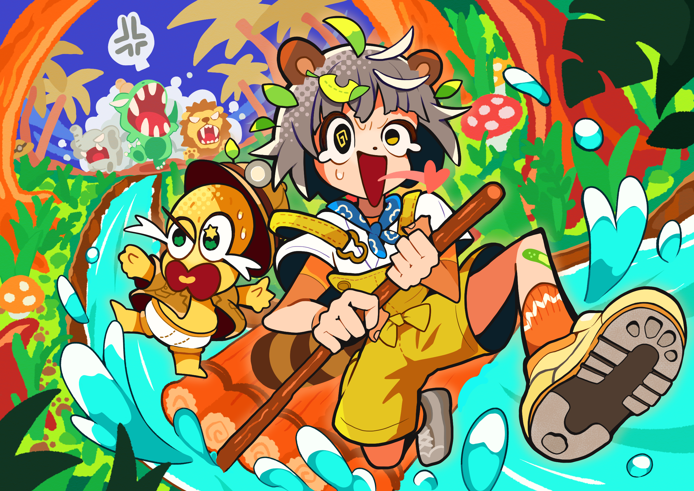 ぽんぽこ24 vol.7「サバイバル」キービジュアル